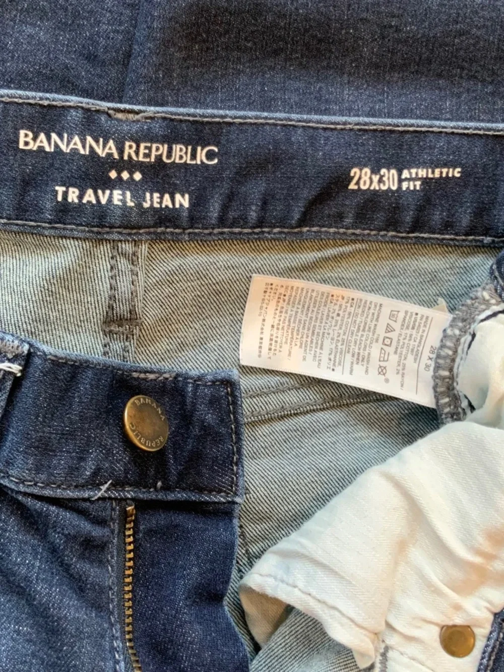 Banana Republic Washwell Athletic Fit Travel Jeans